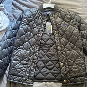 Polo Boys Polo Ralph Lauren Jacket Size Medium 10-12 Black BRAND NEW NEVER WORN